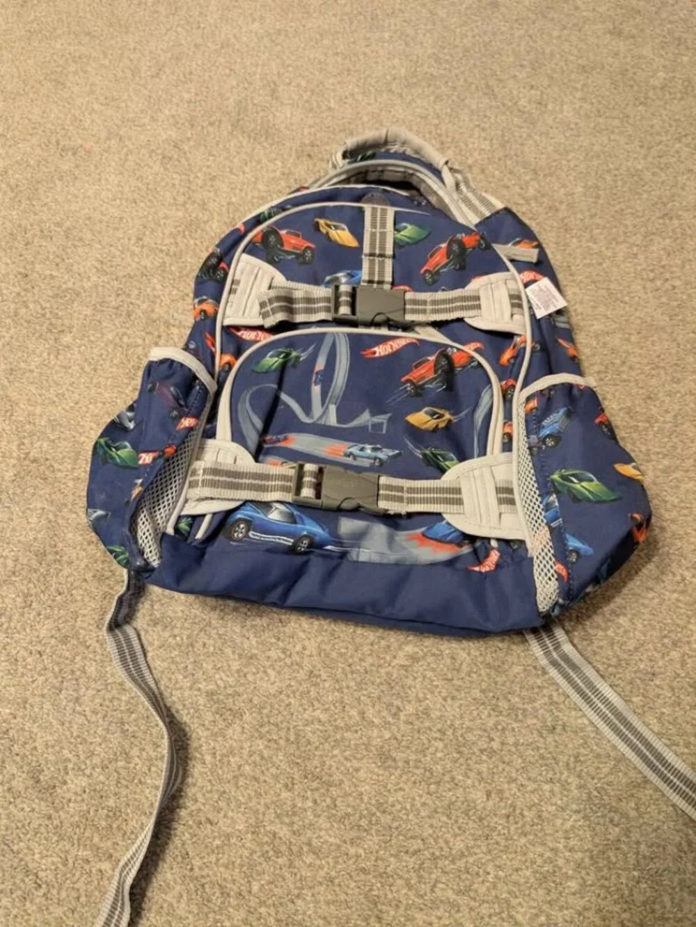 Pottery barn hot wheels large backpack